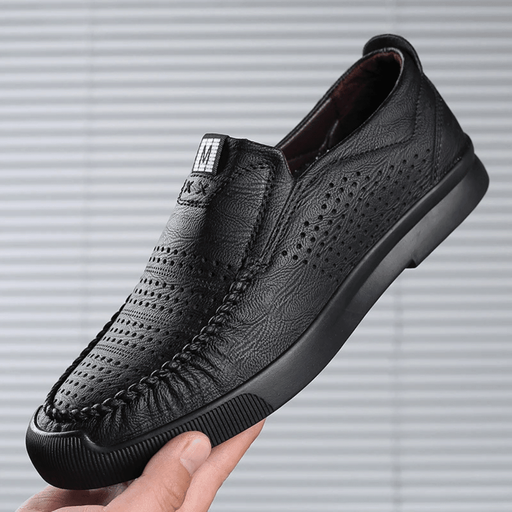 Men's Leather Moccasins Milan Verno